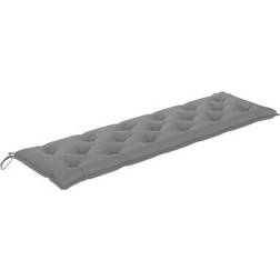 vidaXL - Cuscino per sedia Grigio (180x50cm)