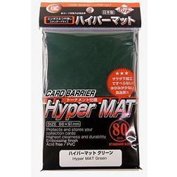 KMC Standard Sleeves Hyper Mat Green 80 Pcs