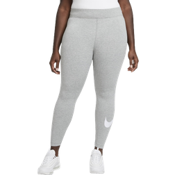 Nike Essential Lggng Swoosh Plus Leggings - Grey