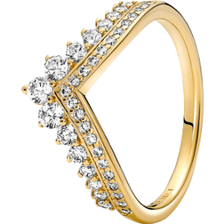 Pandora Timeless Wishbone Tiara Ring - Verguld/Goud/Cubic Zirconia