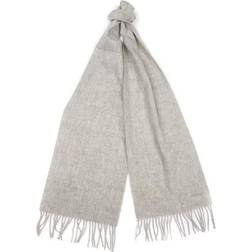 Barbour Lambswool Woven Scarf - Light Grey Melange