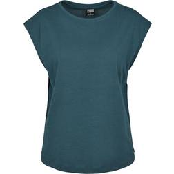 Urban Classics T-Shirt di - Ladies Basic Shaped Tee - Bleu