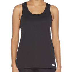 2XU Aero Singlet Tank Top Women - Black/Silver Reflective