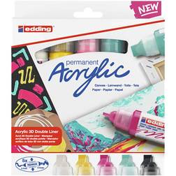 Edding Acryl 3D Double Liner Permanent-Marker Schwarz