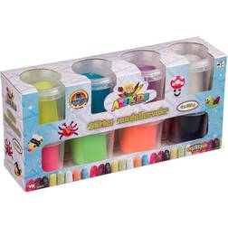 Artkids Glitter Modellera, 8 burkar