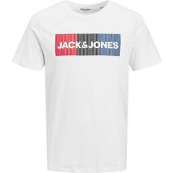 Jack & Jones Logo Decorated T-shirt - White