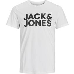 Jack & Jones Logo Decorated T-shirt - White