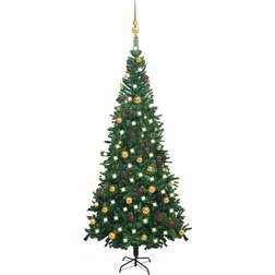 vidaXL LEDs & Ball Christmas Tree 240cm