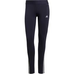 Adidas Women's Loungewear Essentials 3-Stripes Leggings - Legend Ink/White