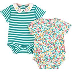 Frugi Pretty Collar Body 2 Pack - Flower