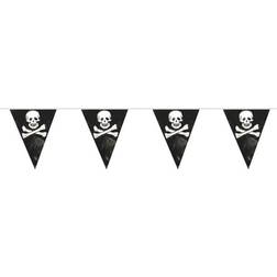Folat 07445 Pirate Bunting Garland-10 m, Multi-Colored