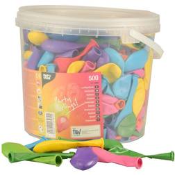 Papstar Luftballons Ø 19 cm farbig sortiert in Dose