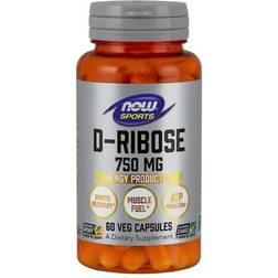 Now Foods D-RIBOSE 750 mg 120 stk