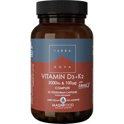 Terranova Vitamin D3 2000iu + K2 100ug 50 pcs