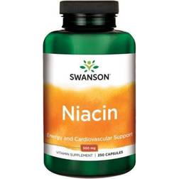 Swanson Niacin 500mg 250 stk