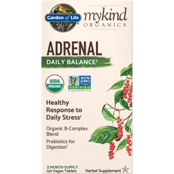 Garden of Life Mykind Organics Equilibrio Diario Suprarrenal - 120 Comprimidos Veganos