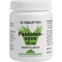 Natur Drogeriet B5 Pantotensyre 120 mg (50 tabletter)