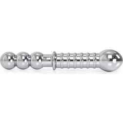 Kiotos Ribbed Double-ended Steel Dildo 19cm