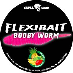 Flexibait "Booby Worm Pink" fra Skull Gear