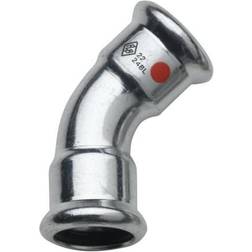 28 mm TURBO Steel bøjning 45G. muffe/muffe