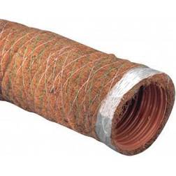 Wavin 92/80 mm PVC dräneringsrör med 1,5 x 5 mm slits och kokos, 50 m