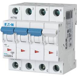 Eaton Automatsikring 20A 3P N C 4M 10KA
