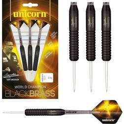 Unicorn Gary Anderson Black Brass Darts 22g