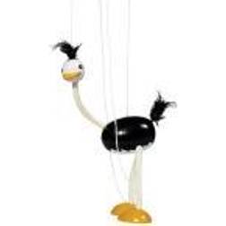 Goki Houten Marionette Struisvogel