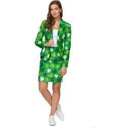 Vegaoo verkleedrok Tropical dame polyester str. XL Green, White S