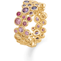 Mads Z Luxury Rainbow Ring - Gold/Multicolour