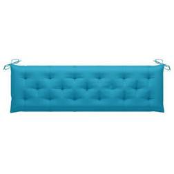 vidaXL - Chair Cushions Blue (180x50cm)