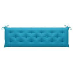 vidaXL - Coussin de chaise Bleu (180x50cm)