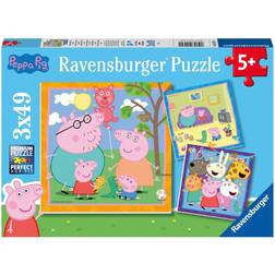 Ravensburger Peppa Pig 3x49 Pieces