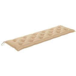 vidaXL - Coussin de chaise Beige (180x50cm)