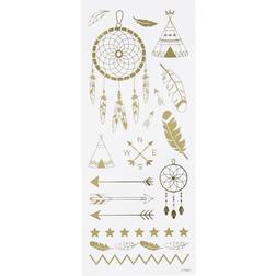 Creativ Company Stickers, indianer, 10x24 cm, guld, 1 ark