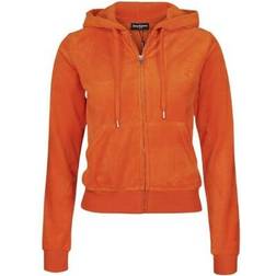 Juicy Couture Classic Velour Robertson Hoodie - Orange