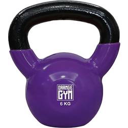 Orange Gym Vinyl Kettlebell 6 kg Gym