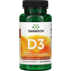 Swanson Vitamin D3 1000iu 250 st