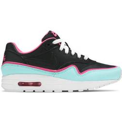 Nike Air Max 1 DBL GS - Black/Light Aqua/Laser Fuchsia/Black