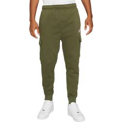 Nike Sportswear Club Fleece Cargo Trousers - Rough Green/White