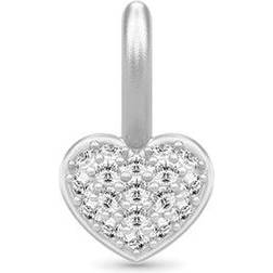 Julie Sandlau Pure Heart Baby Pendant - Silver/Transparent
