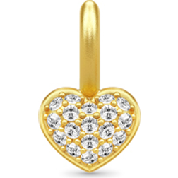 Julie Sandlau Pure Heart Baby Pendant - Gold/Transparent