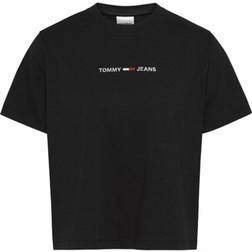 Tommy Hilfiger Logo Embroidery T-shirt - Black