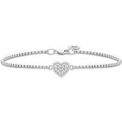 Julie Sandlau Pure Heart Bracelet - Silver/Transparent
