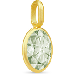 Julie Sandlau Callas Pendant - Gold/Green Amethyst Quartz