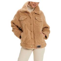 UGG Frankie Sherpa Trucker Jacket Camel