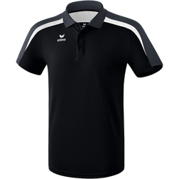 Erima Liga 2.0 Polo Shirt Men - Black/White/Dark Grey