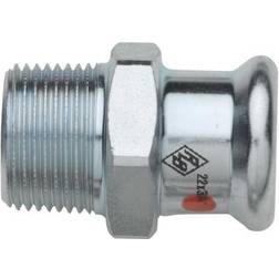 18 mm x 1/2" TURBO Steel overgangsnippel