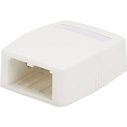 Panduit Vægboks Min-Com 2 port hvid
