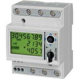CARLO GAVAZZI El-måler EM24 Direkte måling 65A Selvforsynende 2 Open collector udg MID godkendt EM24DINAV93XO2PFA
